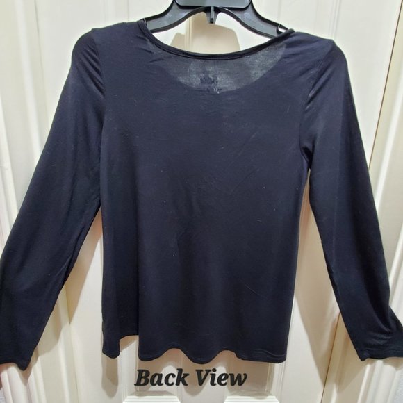 JUSTICE Set of 2 Girls Black Lightweight Crew Neck Tee Shirts - Picture 7 of 14